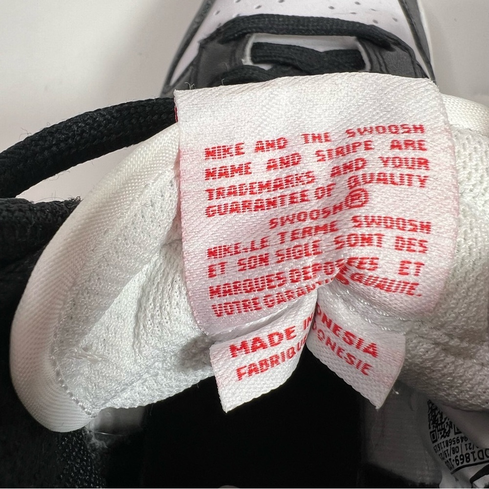 Nike Dunk High Sneakers White Black Size 8.5 - Picture 11 of 15